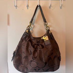 Maddison Maggie Brown Coach Purse